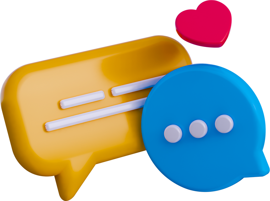 3d chat bubble Icon